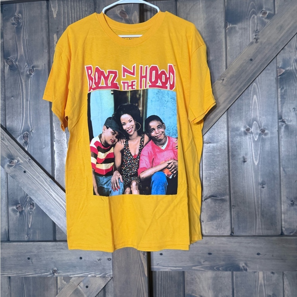 Boyz N The Hood Graphic Yellow T-Shirt